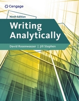 Writing Analytically - Stephen, Jill; Rosenwasser, David