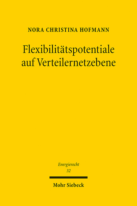 Flexibilitätspotentiale auf Verteilernetzebene - Nora Christina Hofmann