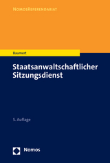 Staatsanwaltschaftlicher Sitzungsdienst - Wolf-Tilman Baumert