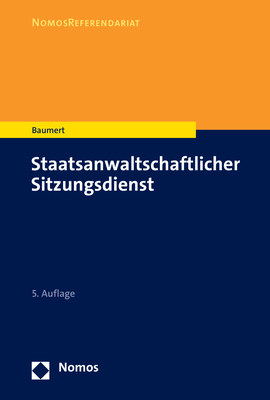 Staatsanwaltschaftlicher Sitzungsdienst - Wolf-Tilman Baumert