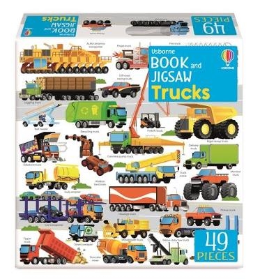 Usborne Book and Jigsaw Trucks - Sam Smith