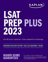 LSAT Prep Plus 2023:  Strategies for Every Section + Real LSAT Questions + Online - Kaplan Test Prep