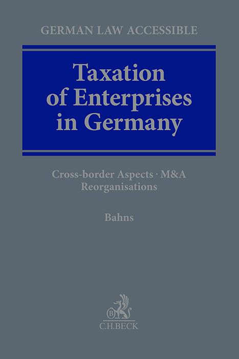 Taxation of Enterprises in Germany - Jochen Bahns