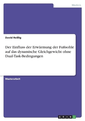 Der Einfluss der ErwÃ¤rmung der FuÃsohle auf das dynamische Gleichgewicht ohne Dual-Task-Bedingungen - David ReiÃig