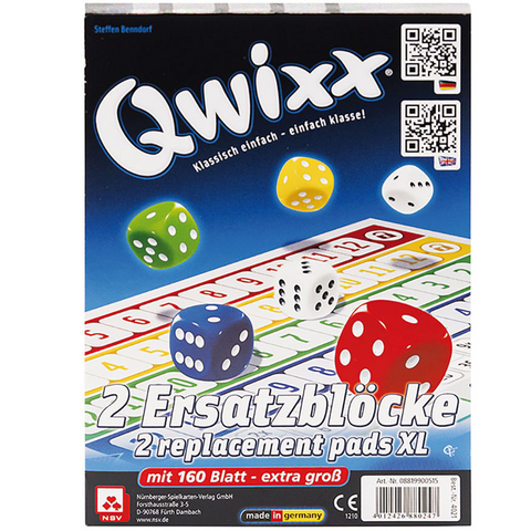 Qwixx XL - Ersatzblöcke (2er) - 