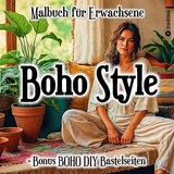 Malbuch für Erwachsene Boho Style Trend mit Bonusseiten DIY Bastelseiten Boho Look - Kenya Kooper, Viva Vintage