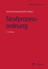 Strafprozessordnung - Heiko Ahlbrecht, Wolfgang Bär, Katharina Beckemper, Jürgen Brauer, Erik Duesberg, Mohamad El-Ghazi, Niels Faßbender, Andreas Grözinger, Tanja Niedernhuber, Helmut Pollähne, Peter Reichenbach, Tilman Reichling, Alexander Retemeyer, Anja Schiemann, Bettina Weißer, Till Zimmermann