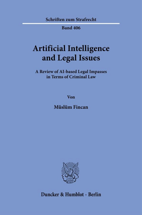 Artificial Intelligence and Legal Issues. - Müslüm Fincan