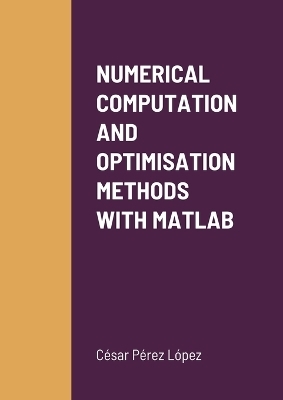 Numerical Computation and Optimisation Methods with MATLAB - César Pérez López