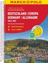 MARCO POLO Reiseatlas 2024/2025 Deutschland 1:300.000 - 