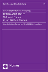 FRAU.MACHT.RECHT. 100 Jahre Frauen in juristischen Berufen - 