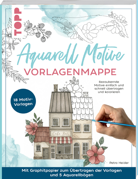 Aquarell Motive. Vorlagenmappe - Petra Heider