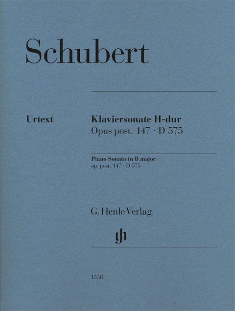 Franz Schubert - Klaviersonate H-dur op. post. 147 D 575 - 