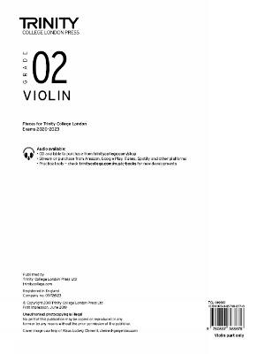 Trinity College London Violin Exam Pieces From 2020: Grade 2 (part only) - Trinity College London