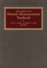 The Thirteenth Mental Measurements Yearbook - Buros Center; Impara, James C.; Plake, Barbara S.