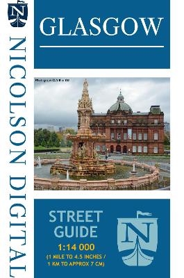 Nicolson Street Map Glasgow (Card Cover)