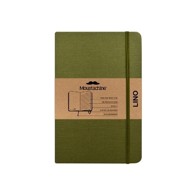 Moustachine Classic Linen Pocket Military Green Lined Flex