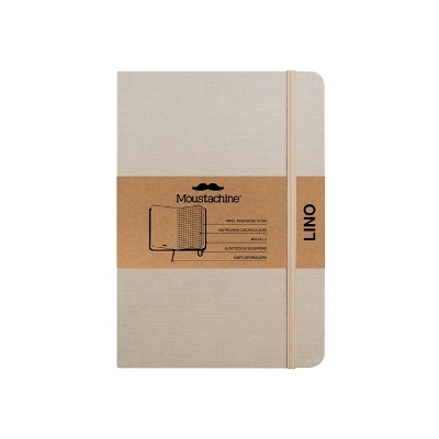 Moustachine Classic Linen Medium Light Tan Squared Hardcover