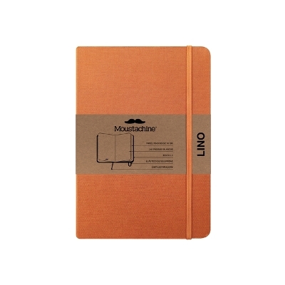 Moustachine Classic Linen Large Ochre Blank Hardcover