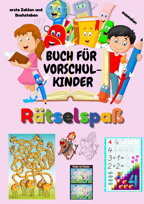 Buch für Vorschulkinder - Rätselbuch ab 5 Jahren - Martin Suttner