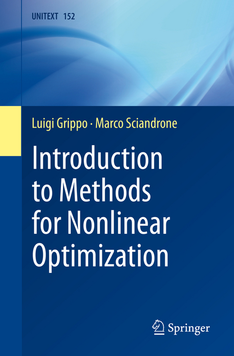 Introduction to Methods for Nonlinear Optimization - Luigi Grippo, Marco Sciandrone