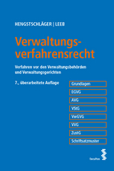 Verwaltungsverfahrensrecht - Johannes Hengstschläger, David Leeb