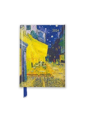 Vincent van Gogh: Café Terrace 2024 Luxury Pocket Diary - Week to View - 