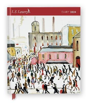 L.S. Lowry 2024 Desk Diary - Week to View, Illustrated on every page - 