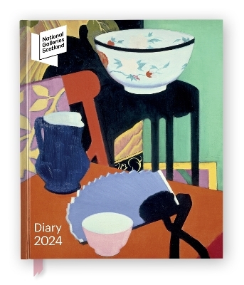 National Galleries Scotland 2024 Desk Diary - Week to View, Illustrated on every page - 