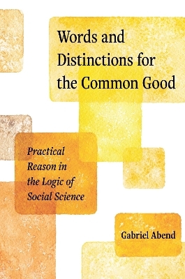 Words and Distinctions for the Common Good - Gabriel Abend