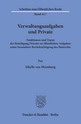 Verwaltungsaufgaben und Private. - Sybille von Heimburg