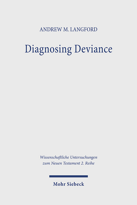 Diagnosing Deviance - Andrew M. Langford