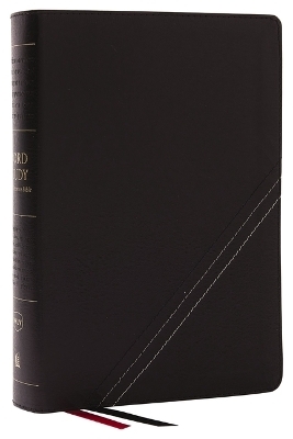 NKJV, Word Study Reference Bible, Bonded Leather, Black, Red Letter, Comfort Print -  Thomas Nelson