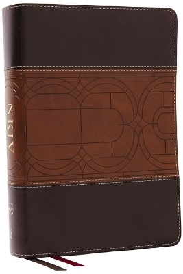 NKJV Study Bible, Leathersoft, Brown, Full-Color, Thumb Indexed, Comfort Print -  Thomas Nelson