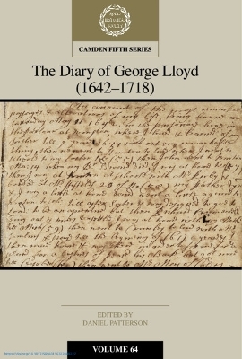 The Diary of George Lloyd: Volume 64, Part 1 - 