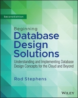 Beginning Database Design Solutions - Stephens, Rod