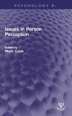 Issues in Person Perception - 