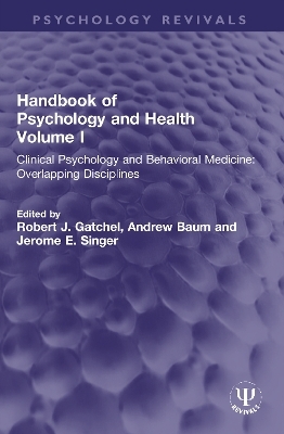 Handbook of Psychology and Health, Volume I - 