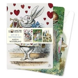 Alice in Wonderland Set of 3 Standard Notebooks - Flame Tree Studio