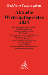 Aktuelle Wirtschaftsgesetze 2024 - 