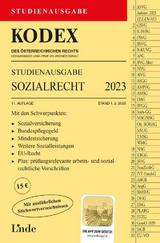 KODEX Studienausgabe Sozialrecht 2023 - Elisabeth Brameshuber