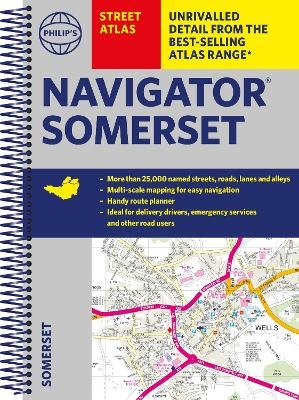 Philip's Street Atlas Navigator Somerset -  Philip's Maps