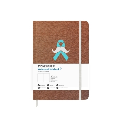 Stone Paper Movember Mutache Blank Notebook - 