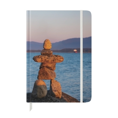 Stone Paper Inukshuk Lined Notebook - 