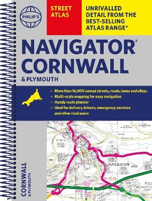 Philip's Street Atlas Navigator Cornwall & Plymouth -  Philip's Maps