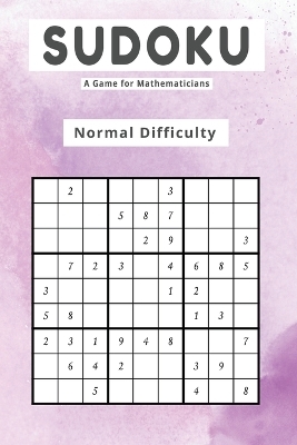 Sudoku A Game for Mathematicians Normal Difficulty -  Johnson