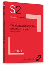 Die staatsanwaltliche Assessorklausur - Rainer Kock, Patrick Rieck