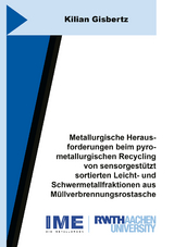 Metallurgische Herausforderungen beim pyrometallurgischen Recycling von sensorgestützt sortierten Leicht- und Schwermetallfraktionen aus Müllverbrennungsrostasche - Kilian Gisbertz