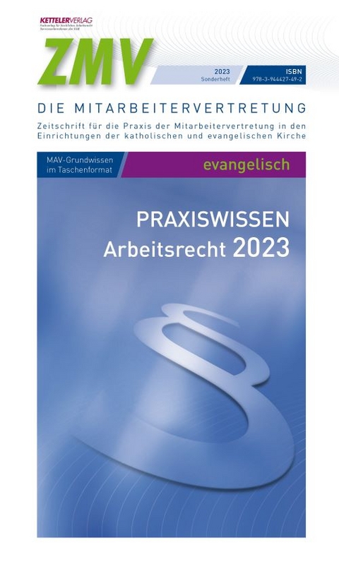 ZMV Praxiswissen Arbeitsrecht 2023 evangelisch - André Fitzthum