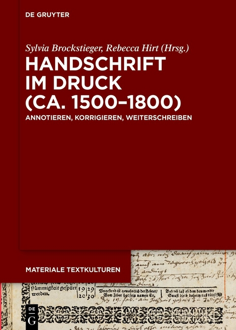 Handschrift im Druck (ca. 1500–1800) - 